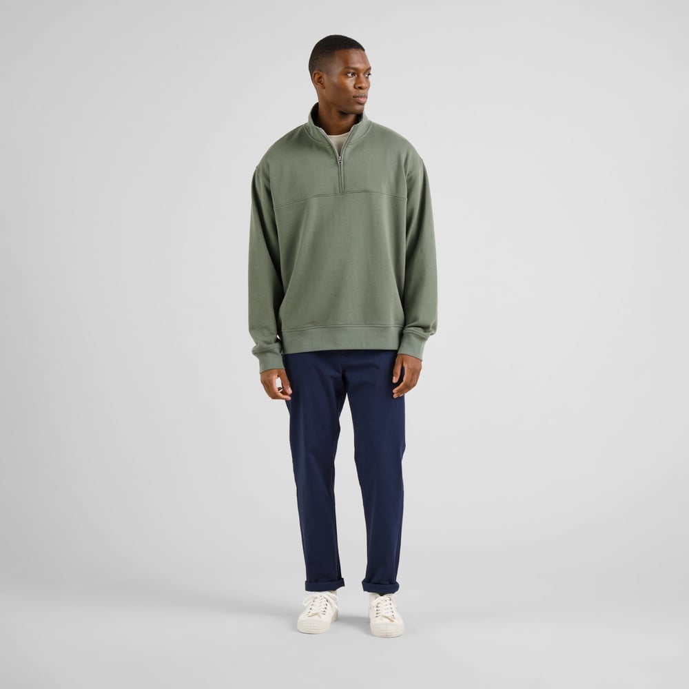 Half Zip Sweatshirt Sandvalla Forest Green