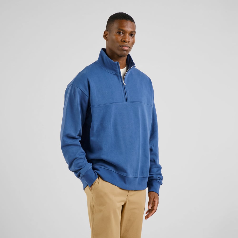 Half Zip Sweatshirt Sandvalla True Blue