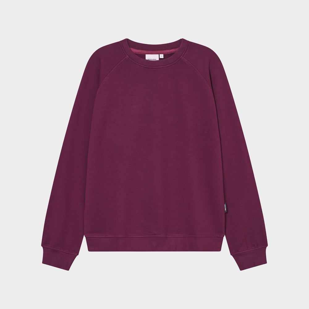 Sweatshirt Ystad Base Fig Red