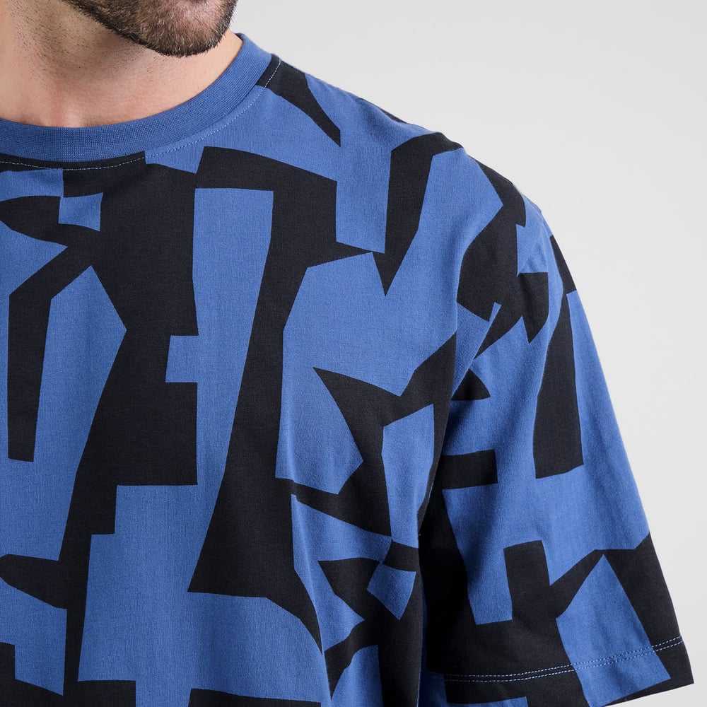 T-shirt Skanstull Abstract Chaos Blue