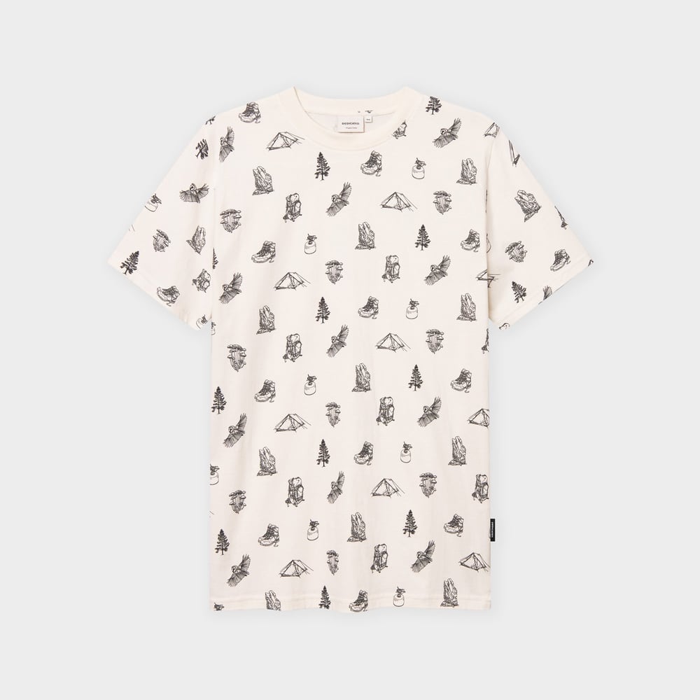 T-shirt Stockholm Go Outside AOP Off-White