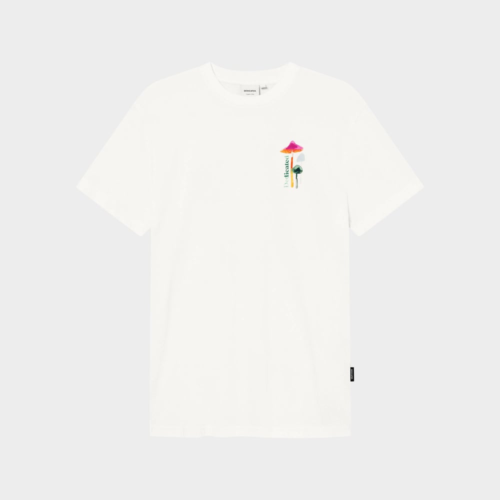 T-shirt Stockholm Color Mushrooms Off White
