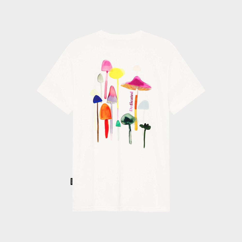 T-shirt Stockholm Color Mushrooms Off White