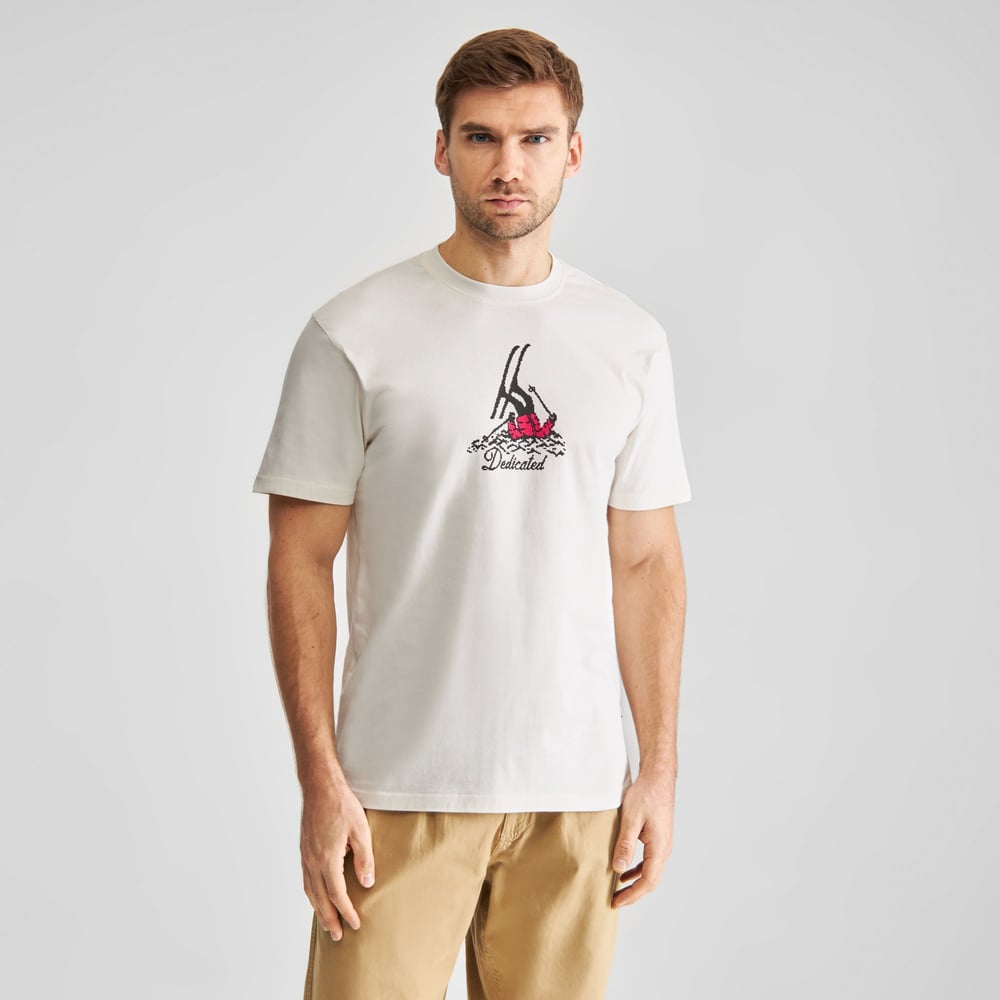 T-shirt Stockholm Fallen Skier Off-White