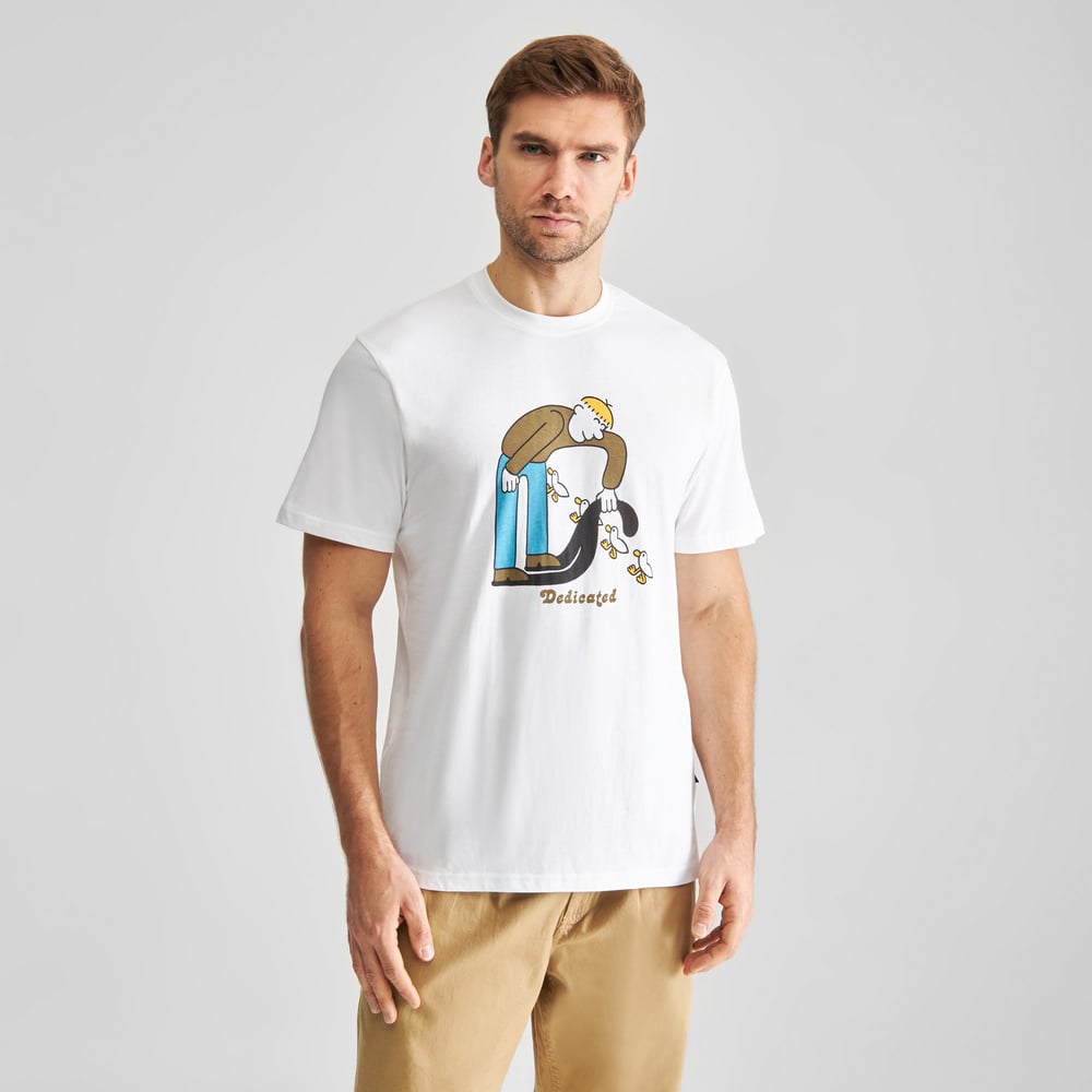 T-shirt Stockholm Duck Friend White