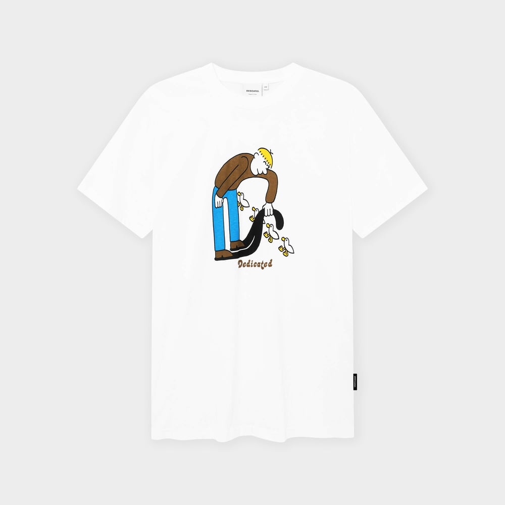 T-shirt Stockholm Duck Friend White