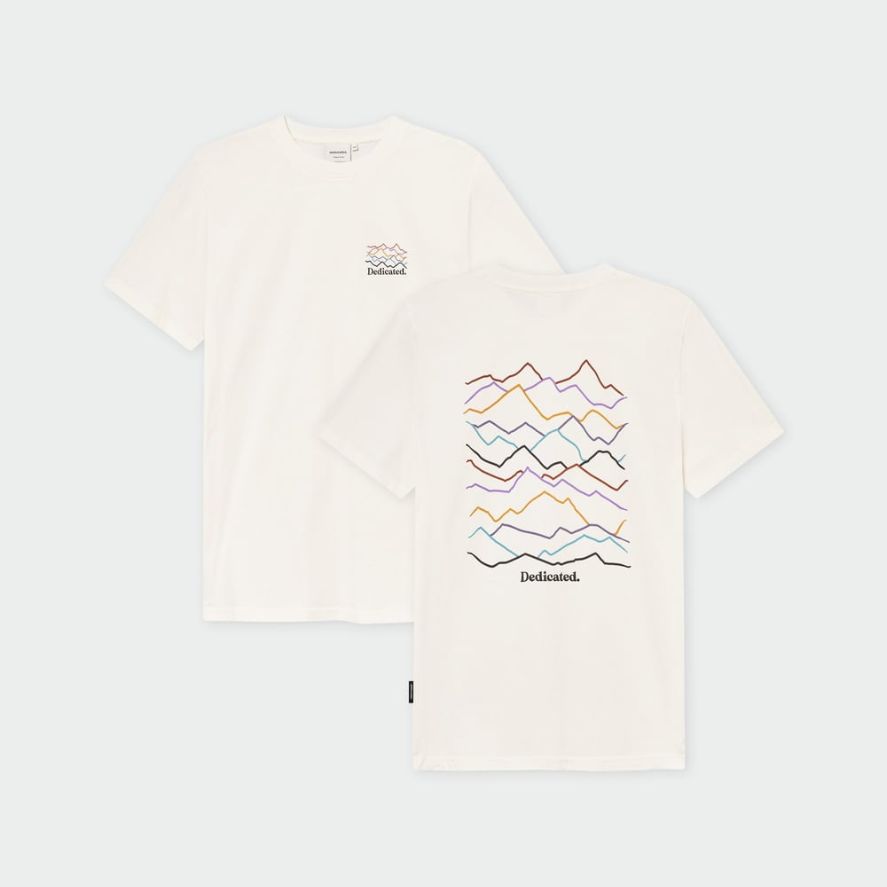 T-shirt Stockholm Line Mountains Logo Off-White