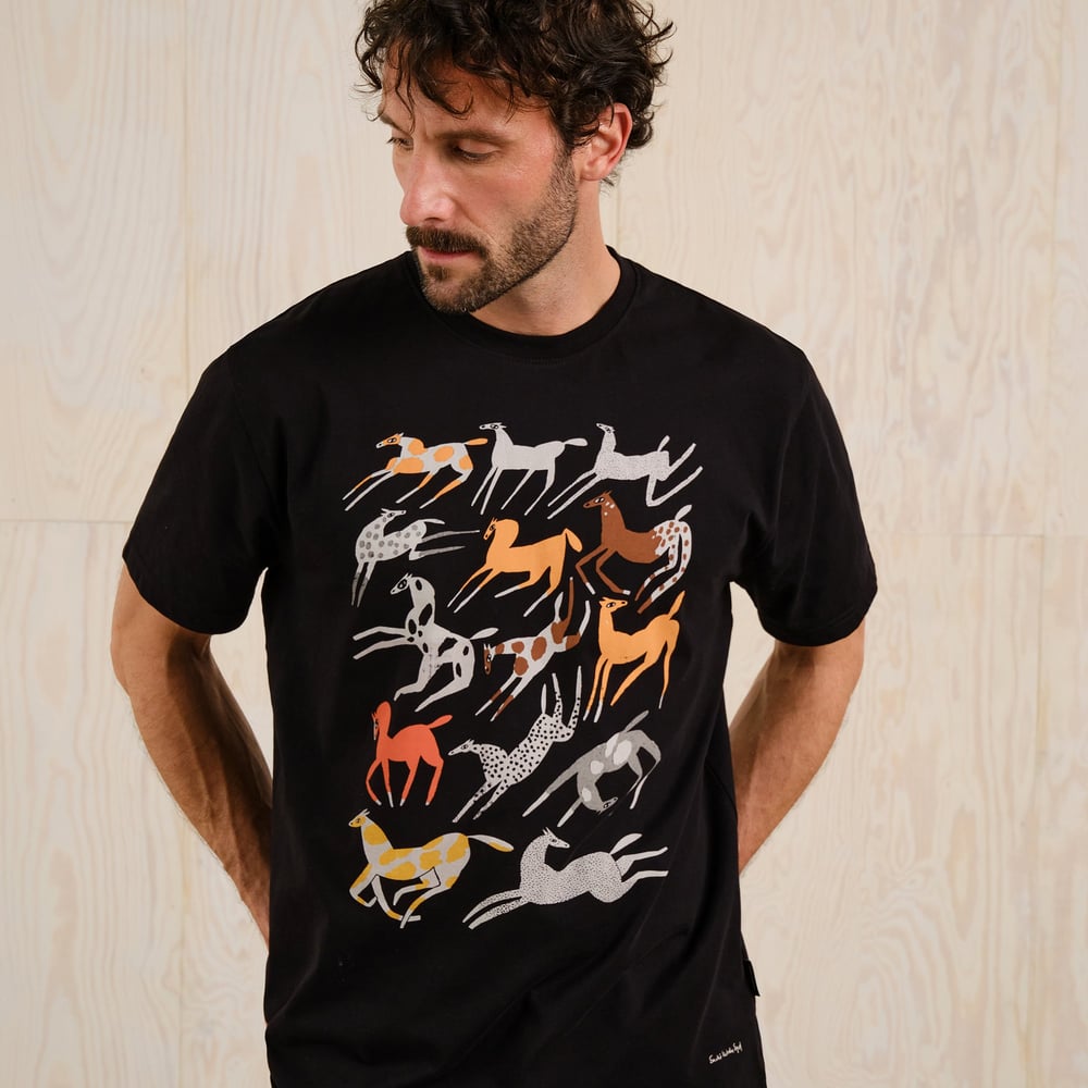 T-shirt Stockholm Mustang Party Black