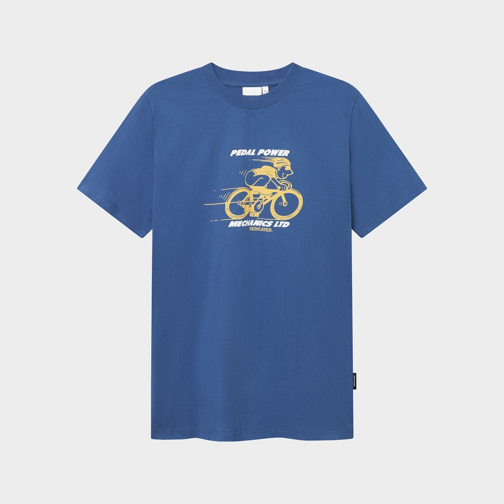 T-shirt Stockholm Pedal Power True Blue