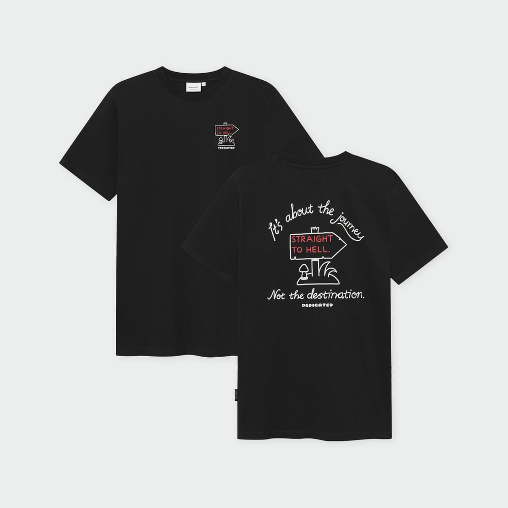 T-shirt Stockholm Straight To Hell Black