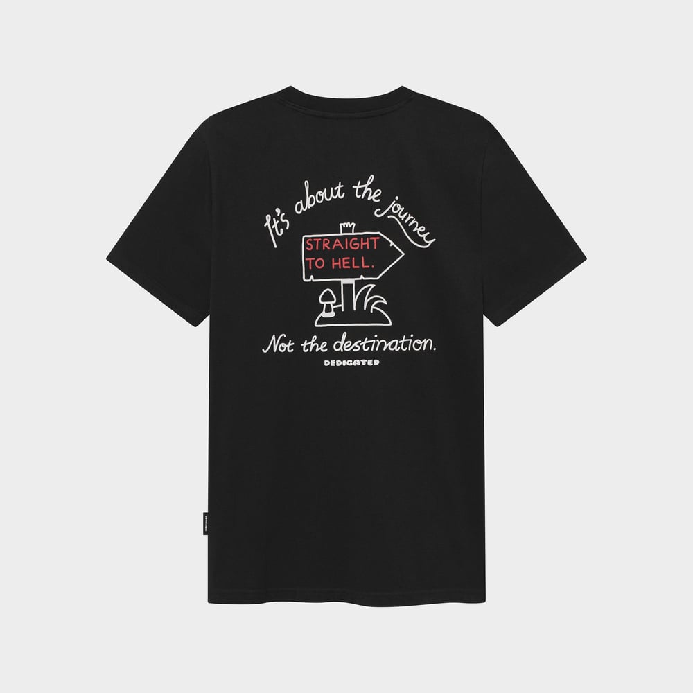 T-shirt Stockholm Straight To Hell Black