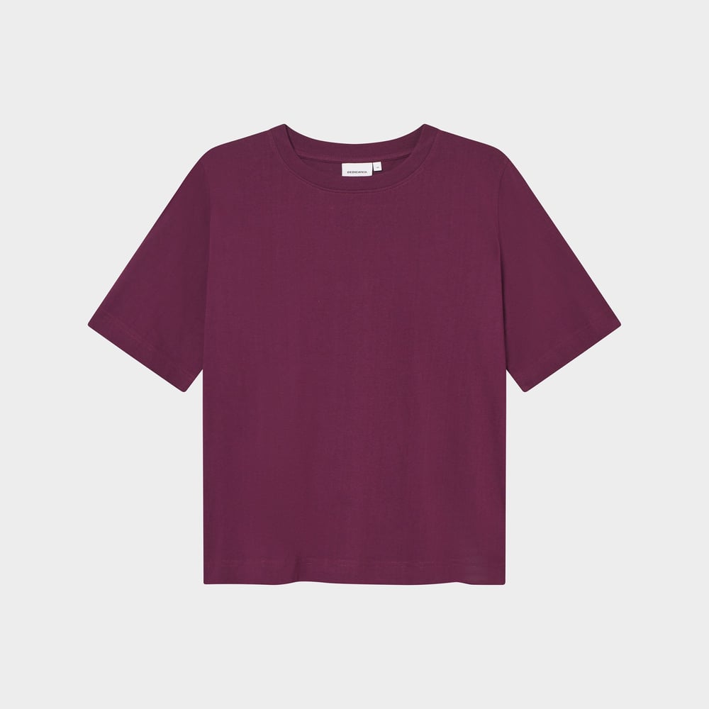 T-shirt Vadstena Base Fig Red