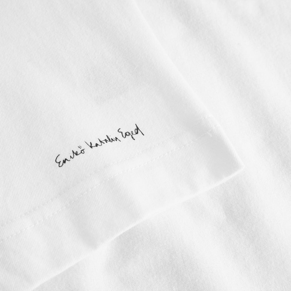 T-shirt Vadstena Foal with Birds White