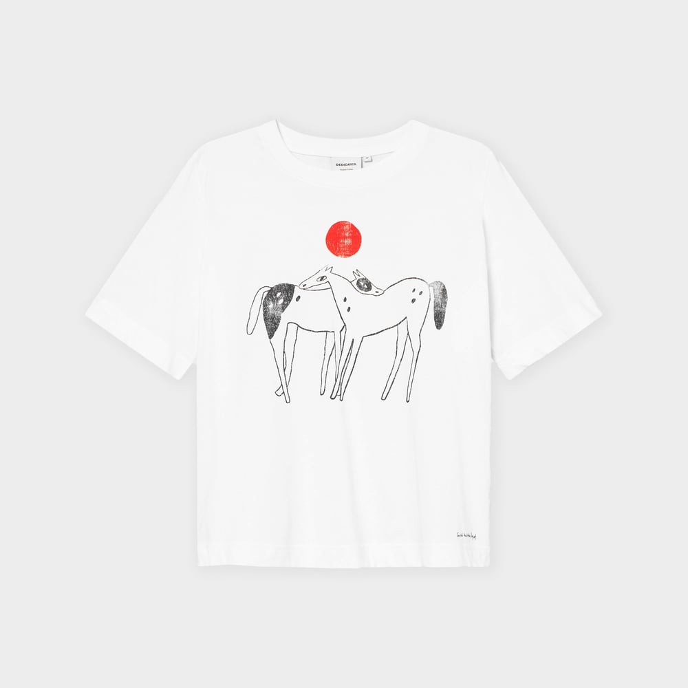 T-shirt Vadstena You and Me White