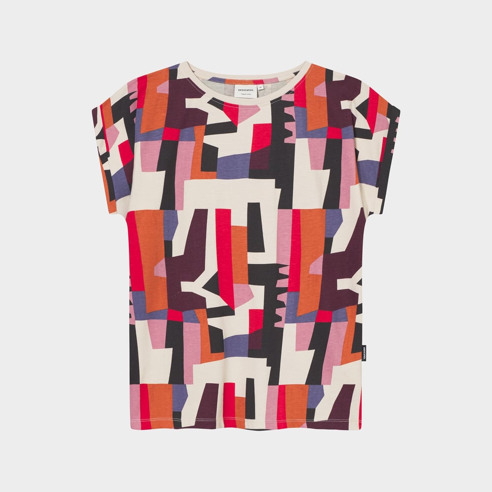 T-shirt Visby Abstract Chaos Multi Color
