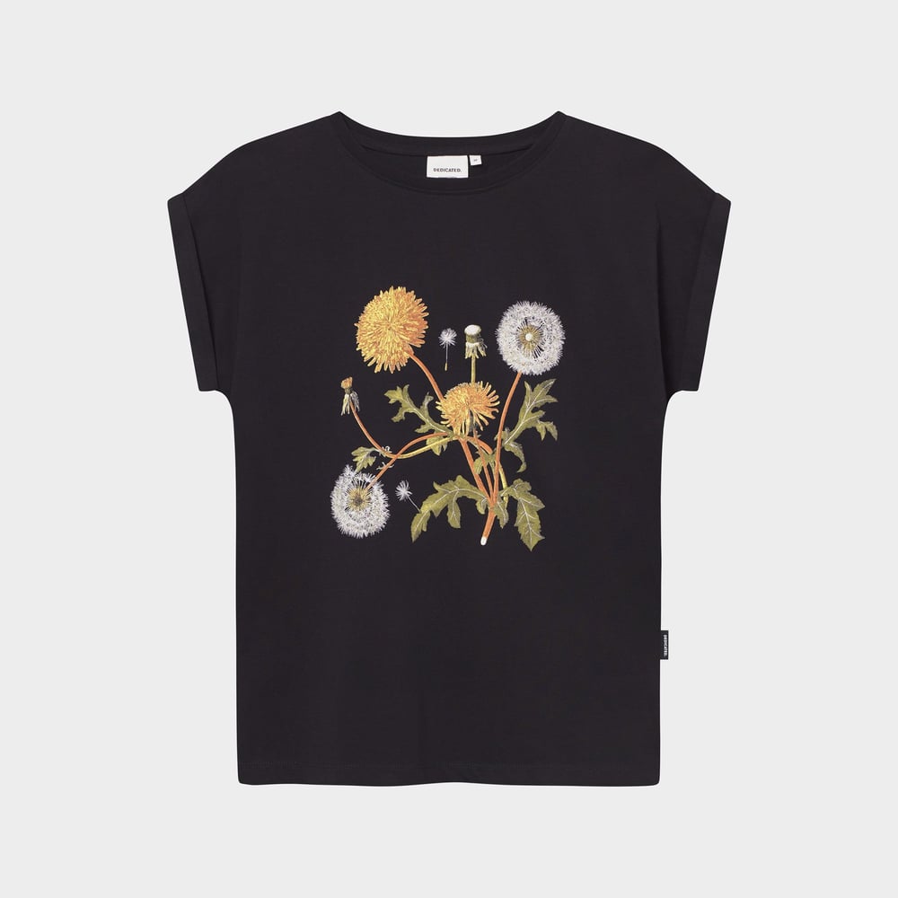 T-shirt Visby Dandelions Black