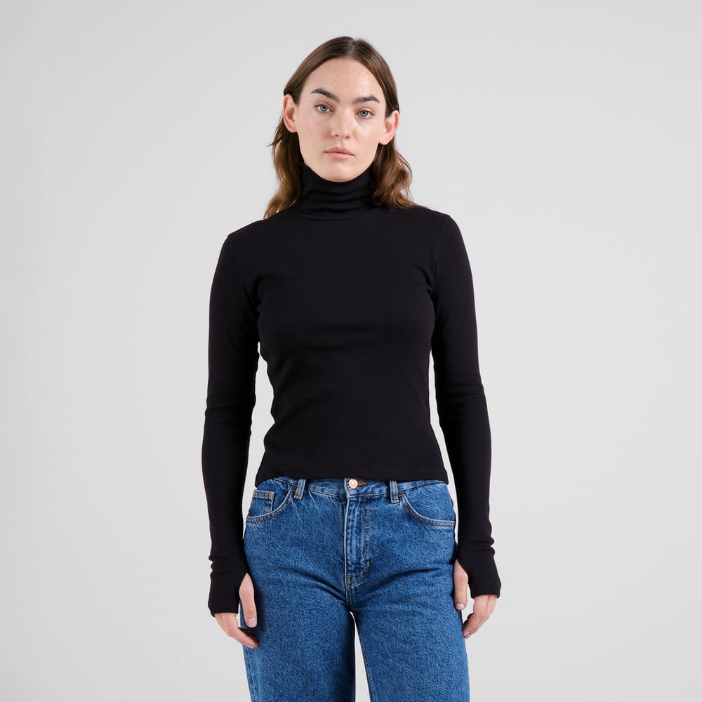 Rib Top Malma Black