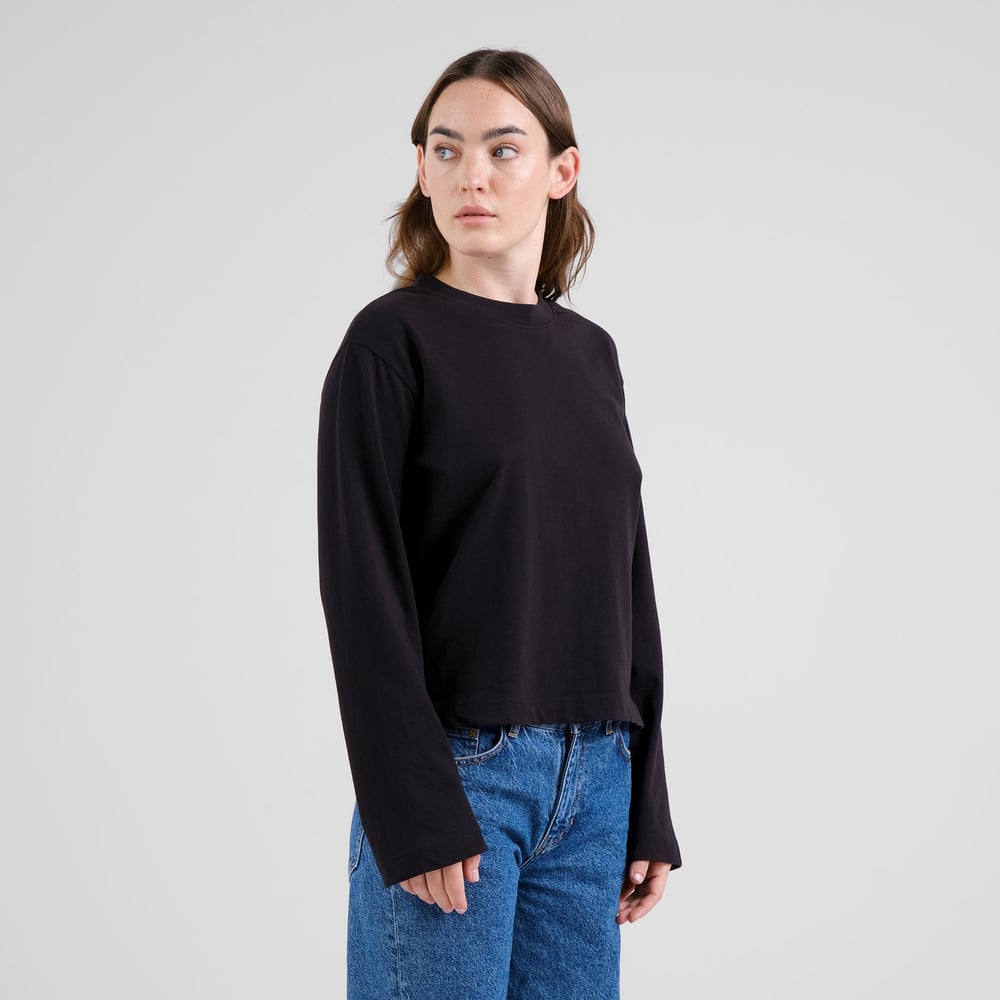 T-shirt Long Sleeve Vreta Black