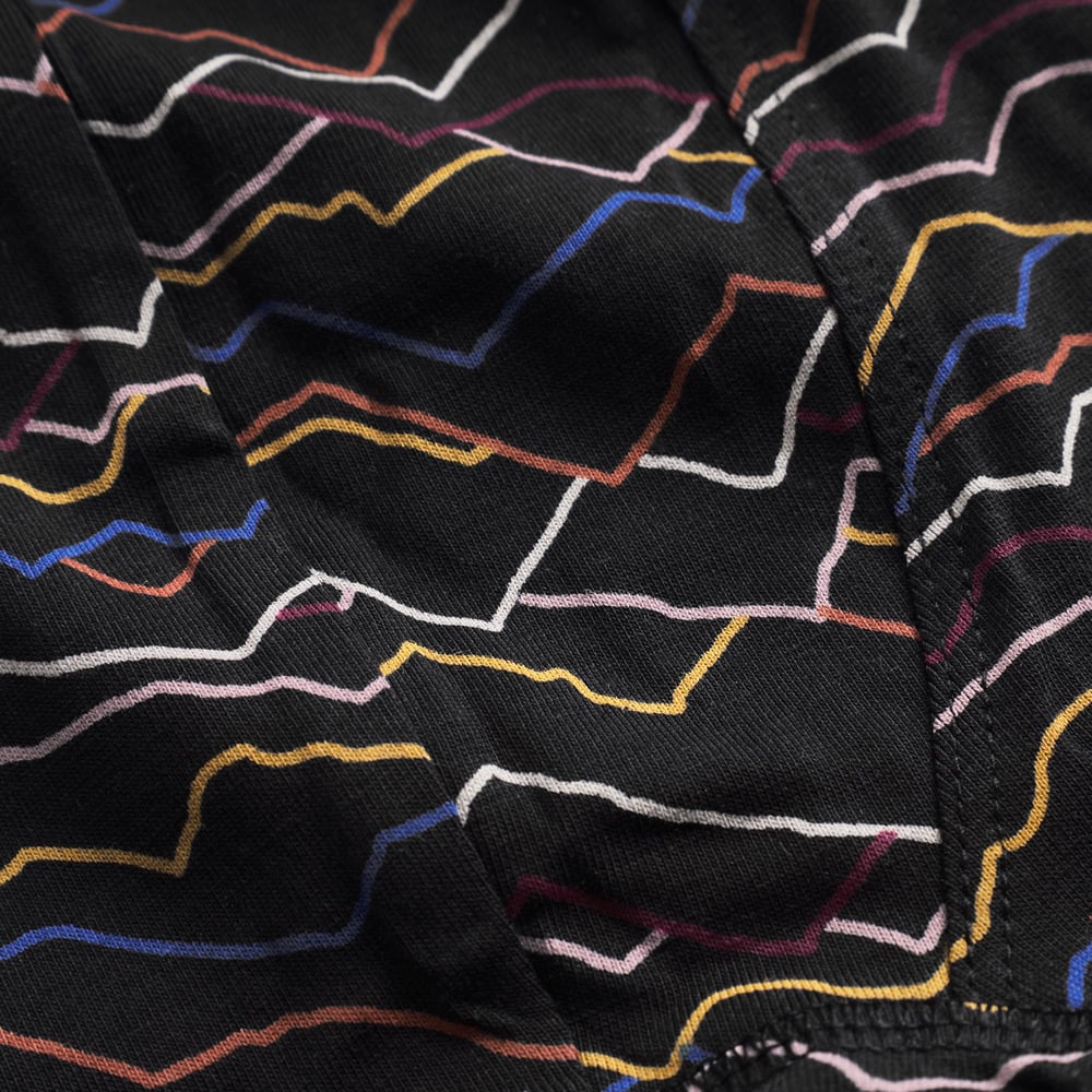 Boxer Briefs Kalix Line Mountain Black