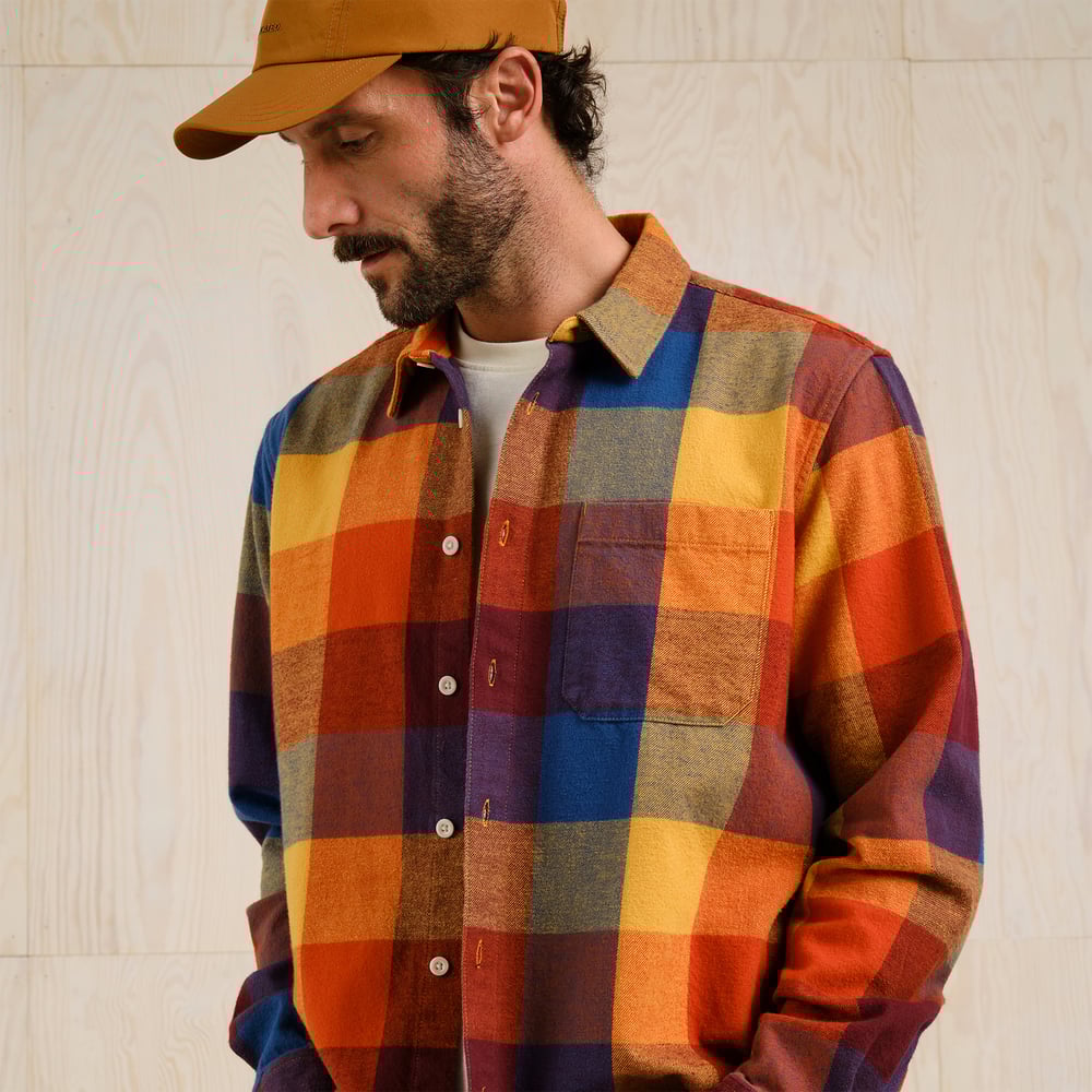 Shirt Rute Flannel Check Multi Color