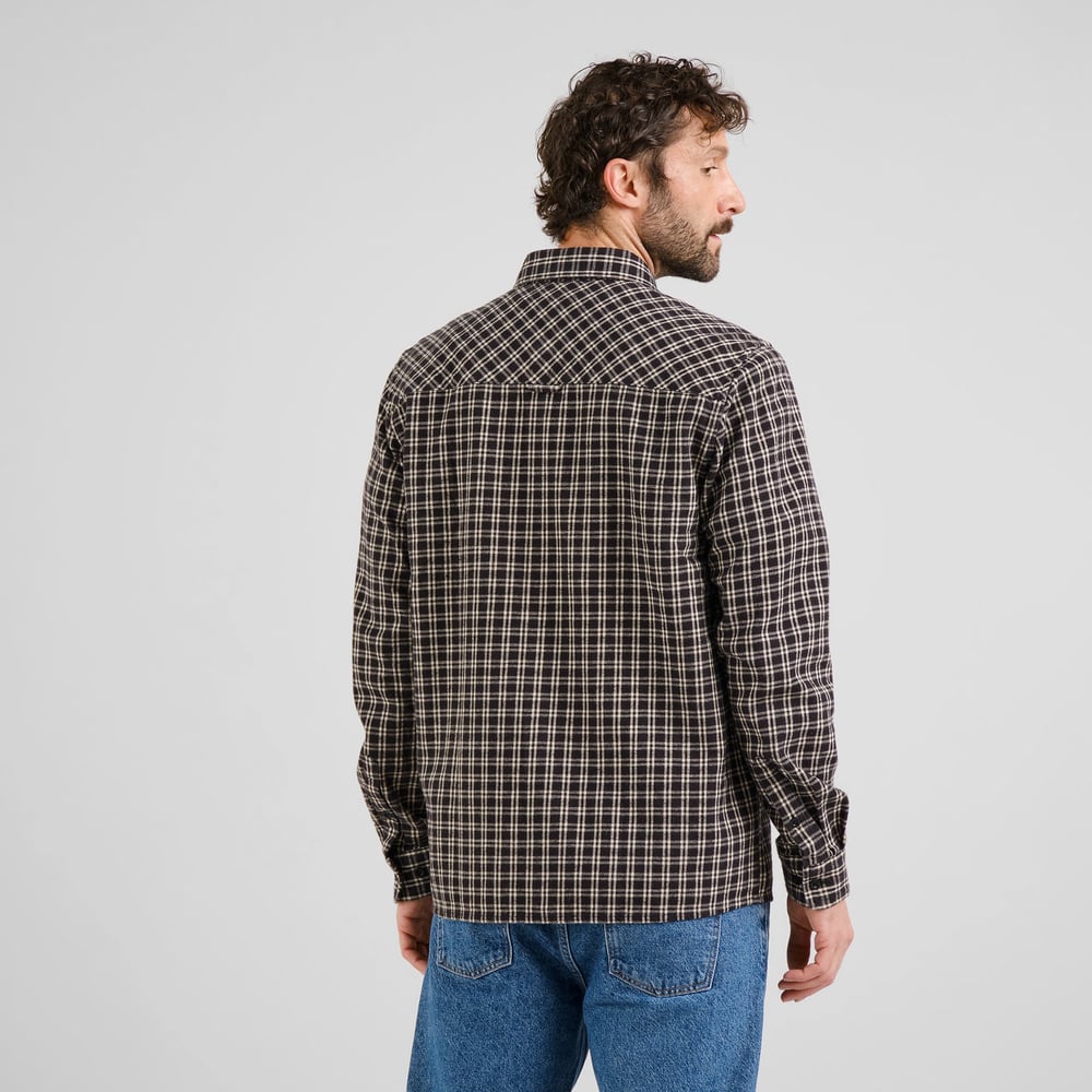 Shirt Rute Flannel Check Black