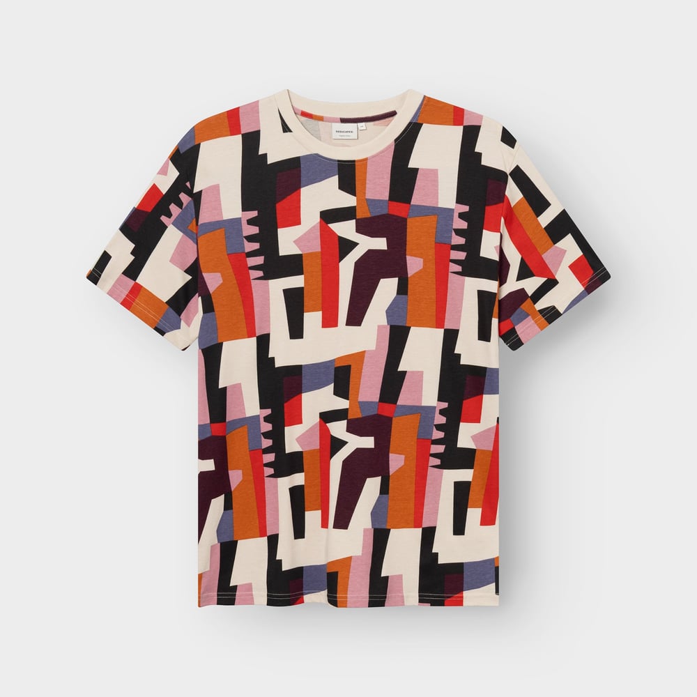 T-shirt Stockholm Abstract Chaos Multi Color