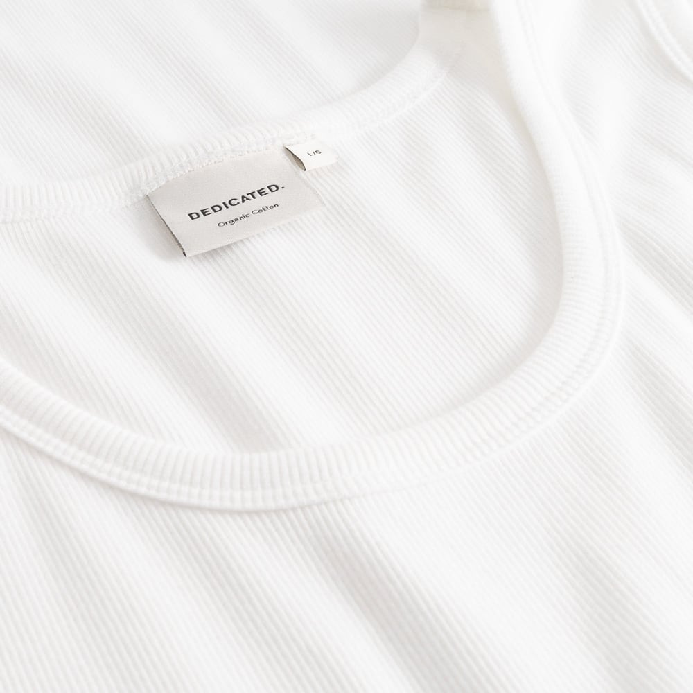 Rib Tank Top Forsa White