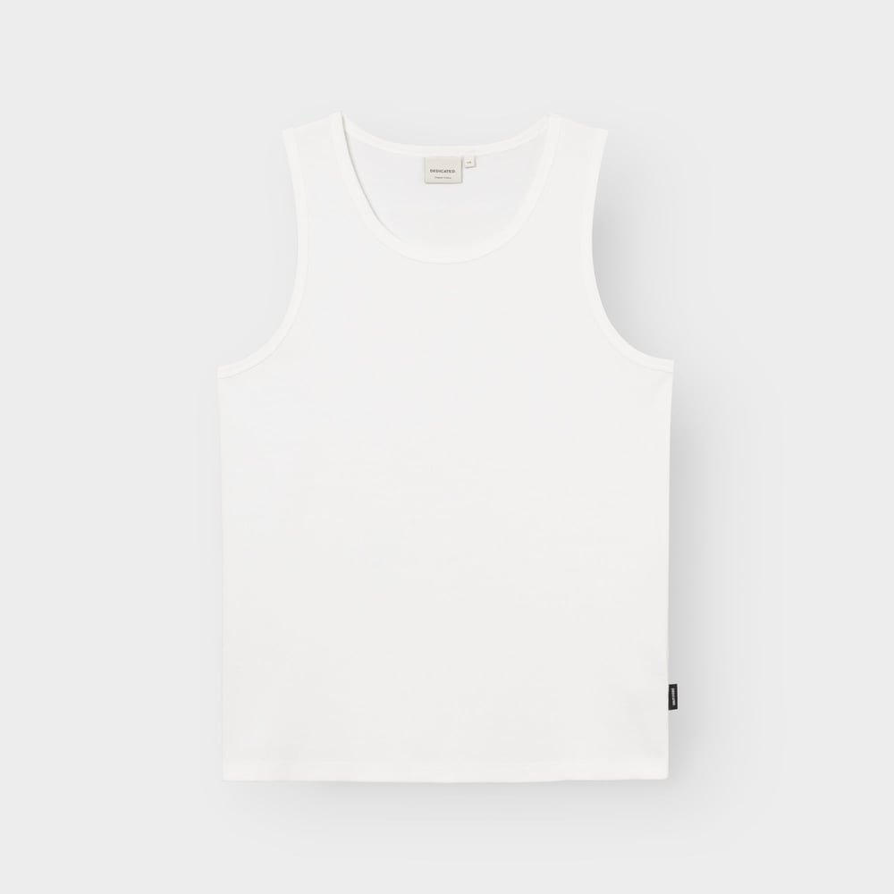 Rib Tank Top Forsa White