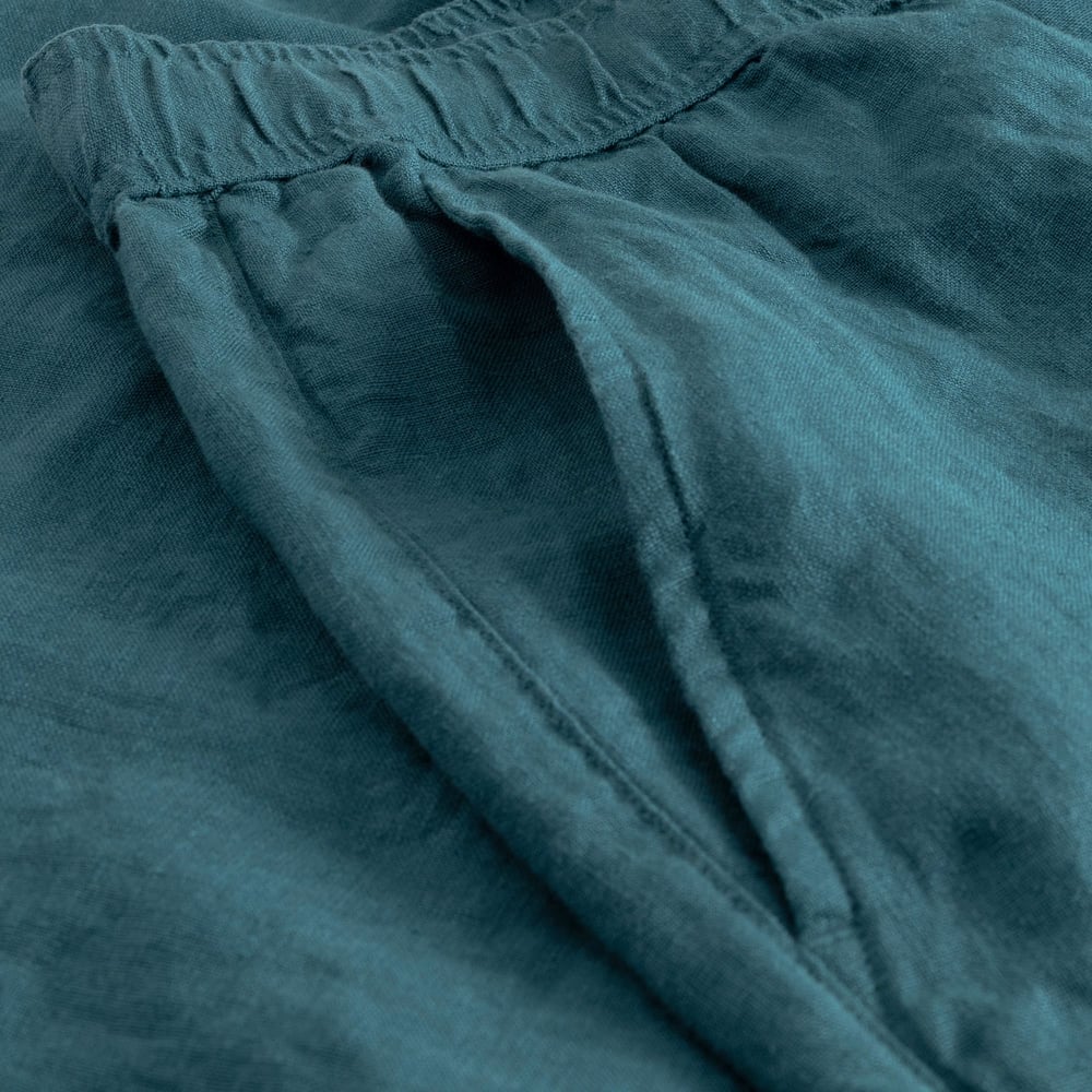 Shorts Sibbarp Linen Mediterranea Green