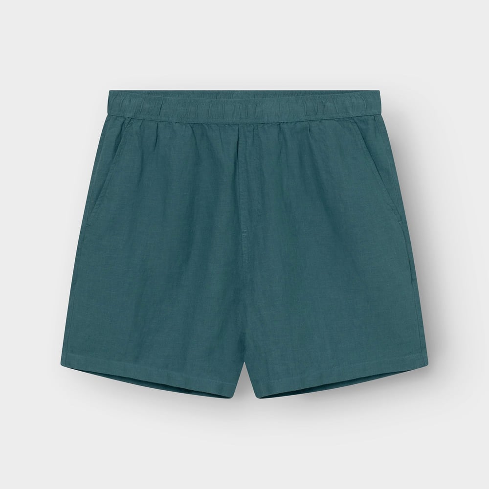 Shorts Sibbarp Linen Mediterranea Green