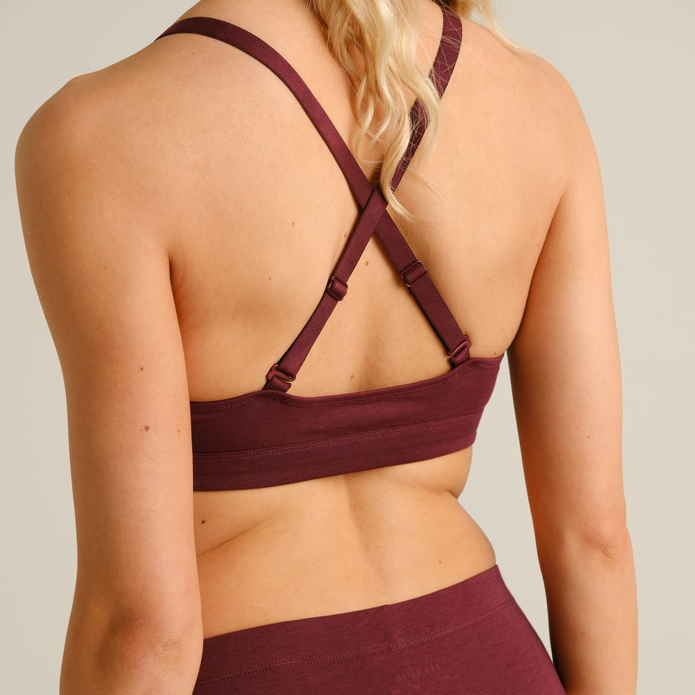 Soft Bra Junsele Fig Red