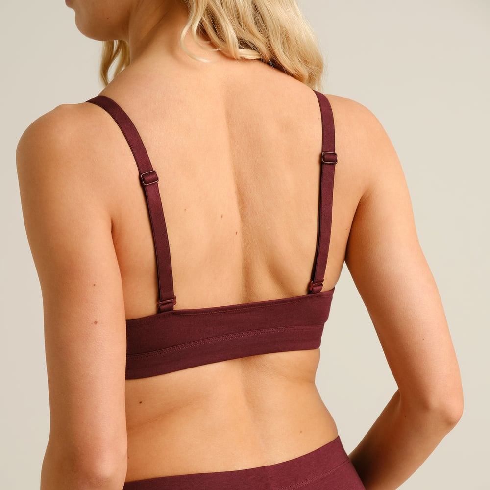 Soft Bra Junsele Fig Red