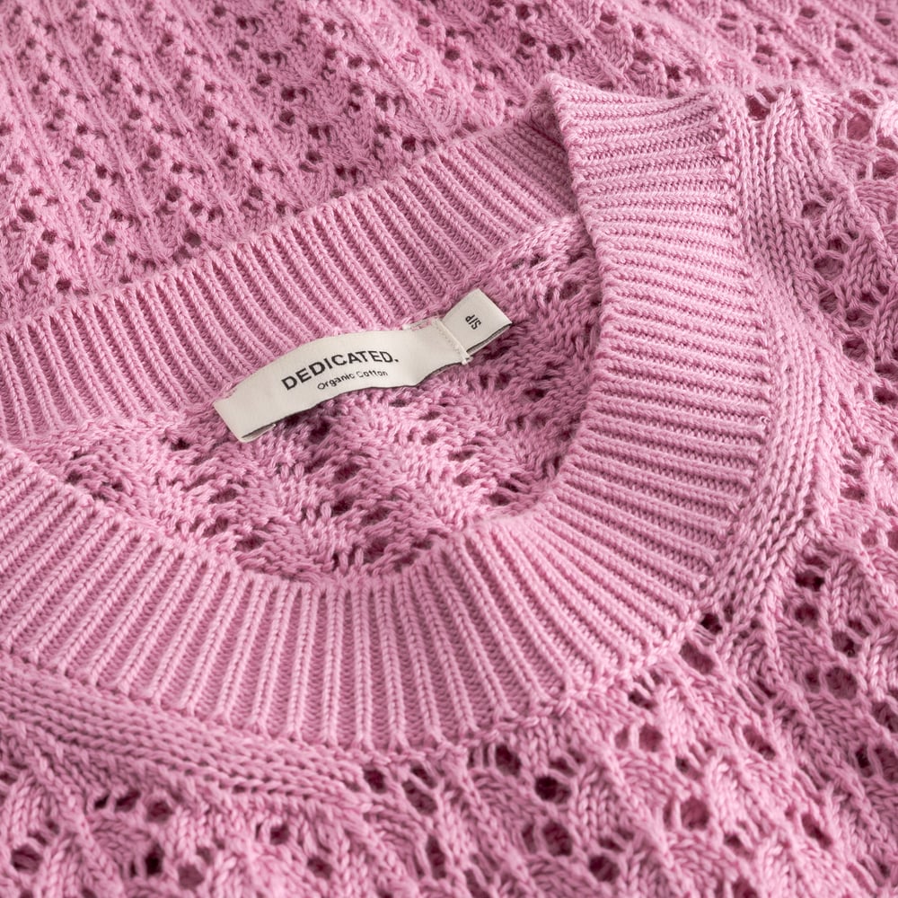 Knitted T-shirt Flen Crochet Moonlite Pink