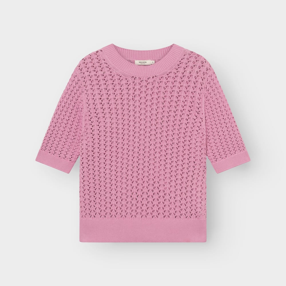 Knitted T-shirt Flen Crochet Moonlite Pink