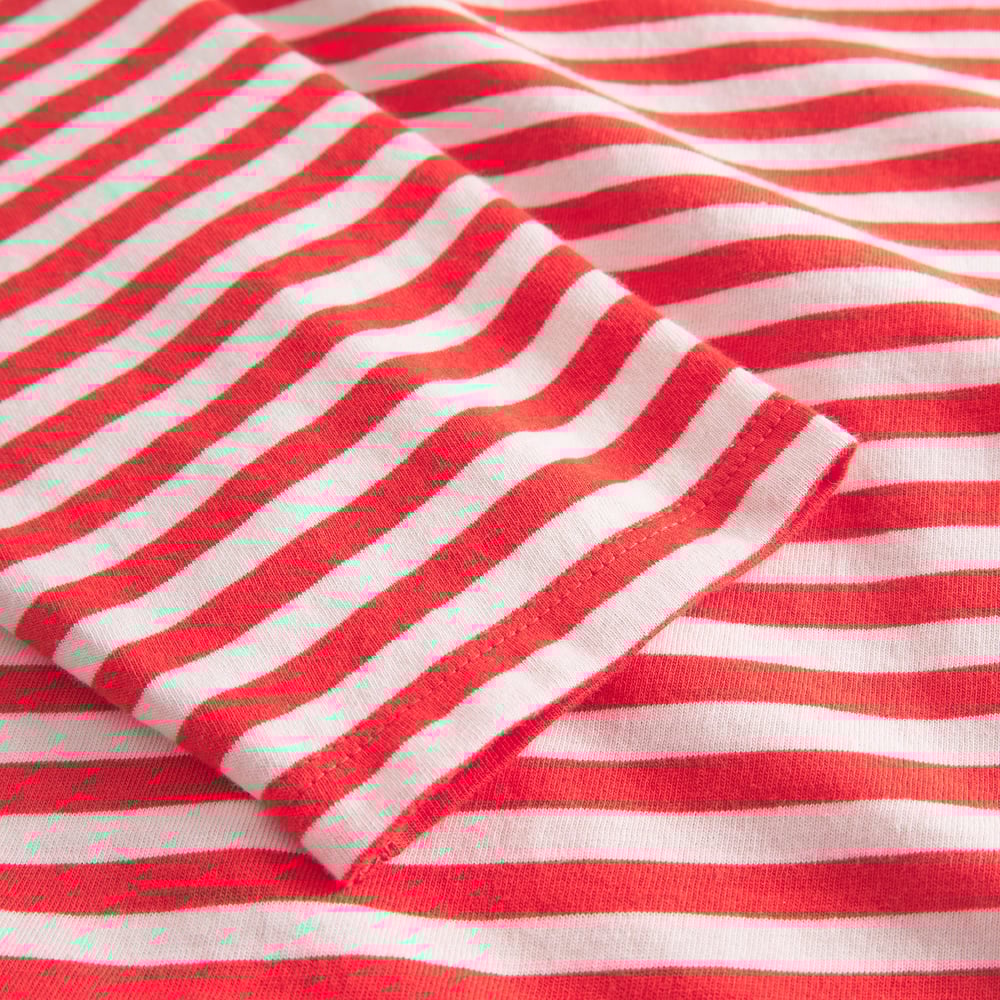 Top Humledal Stripes Grenadine Red