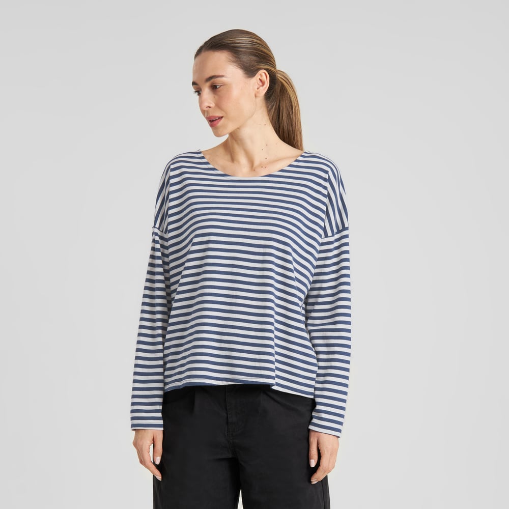 Top Humledal Stripes Insignia Blue