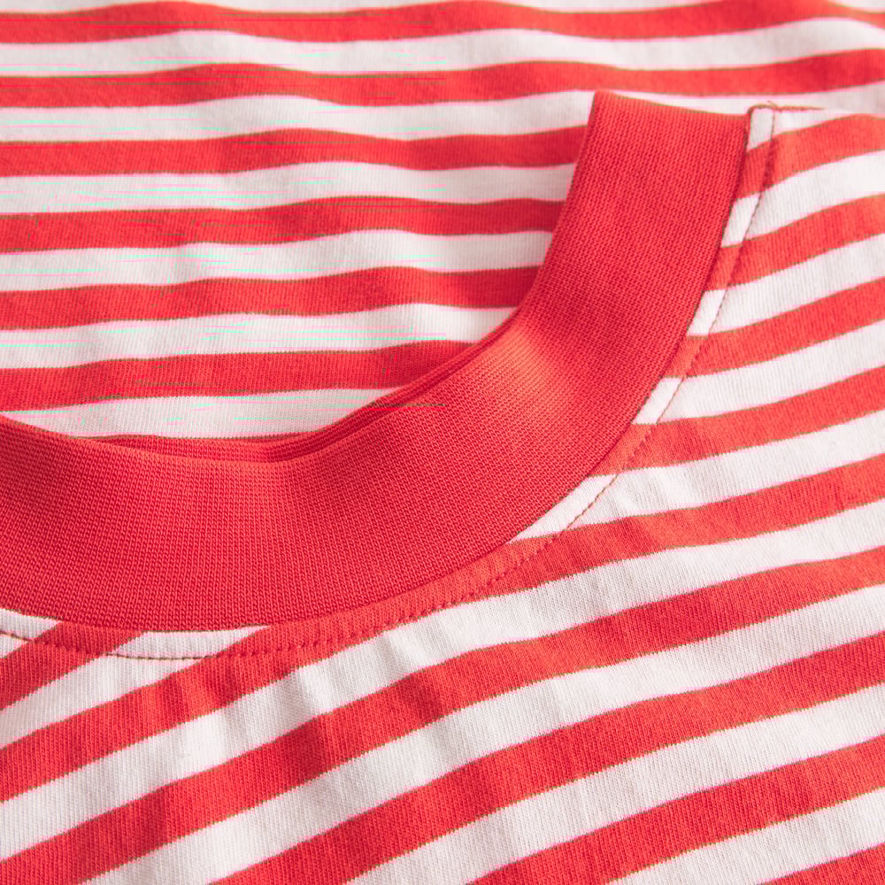 Top Namsos Stripes Grenadine Red