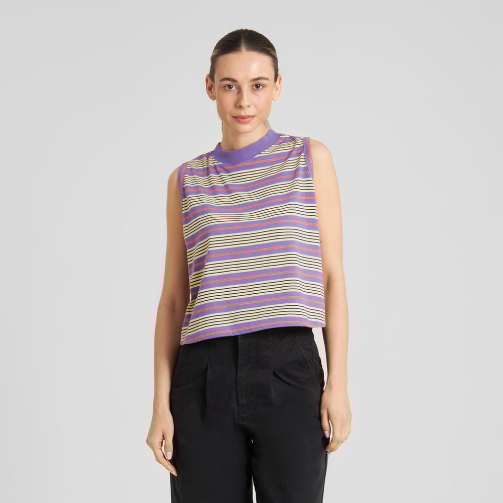 Top Namsos Retro Stripe Haze Purple