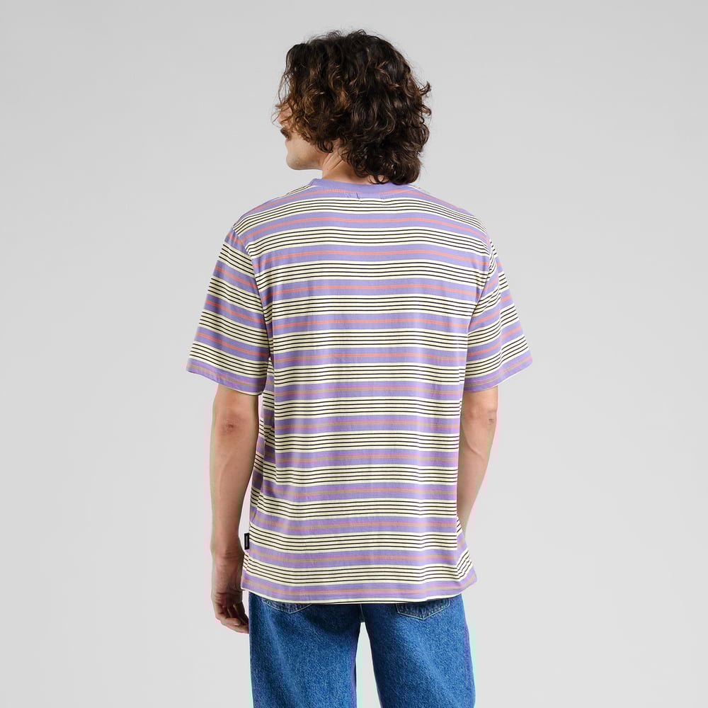 T-shirt Gustavsberg Retro Stripe Haze Purple
