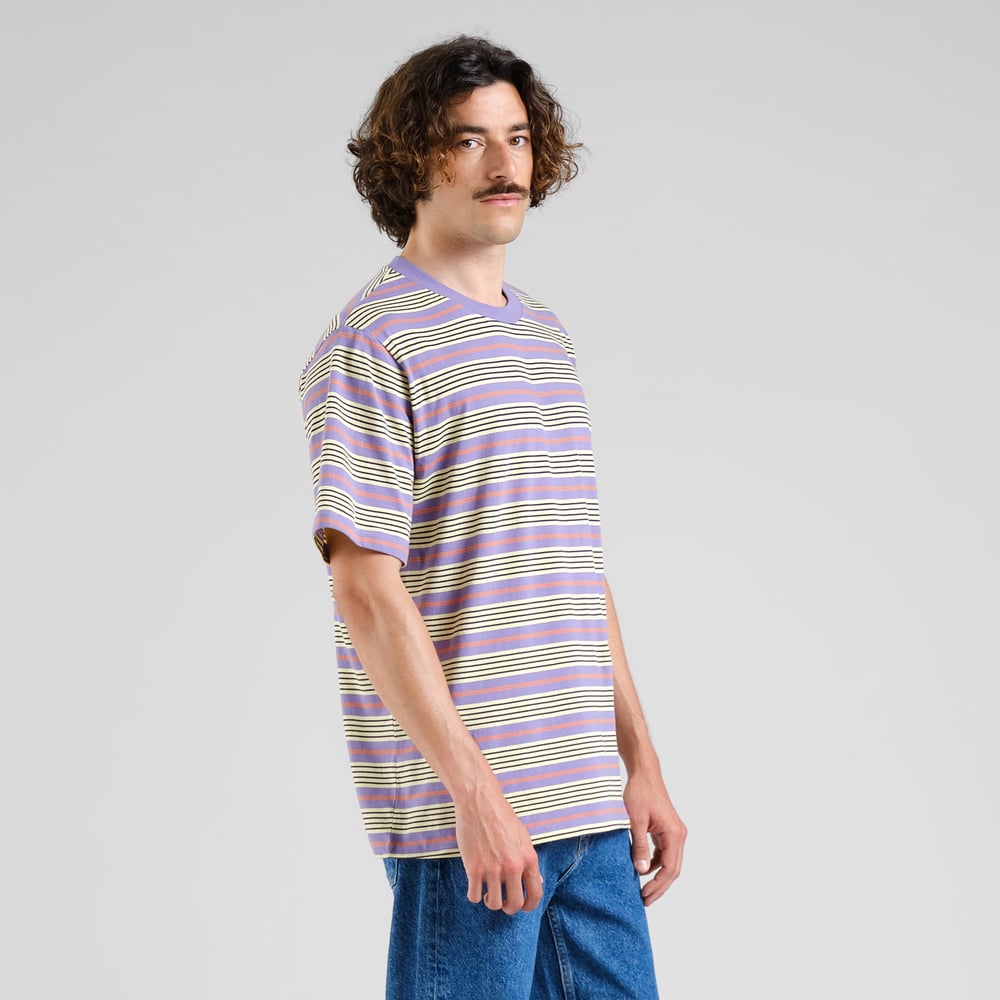 T-shirt Gustavsberg Retro Stripe Haze Purple