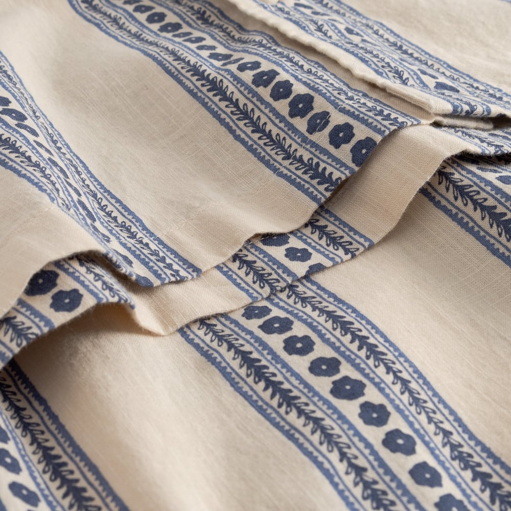 Shirt Brantevik Floral Stripe Blue