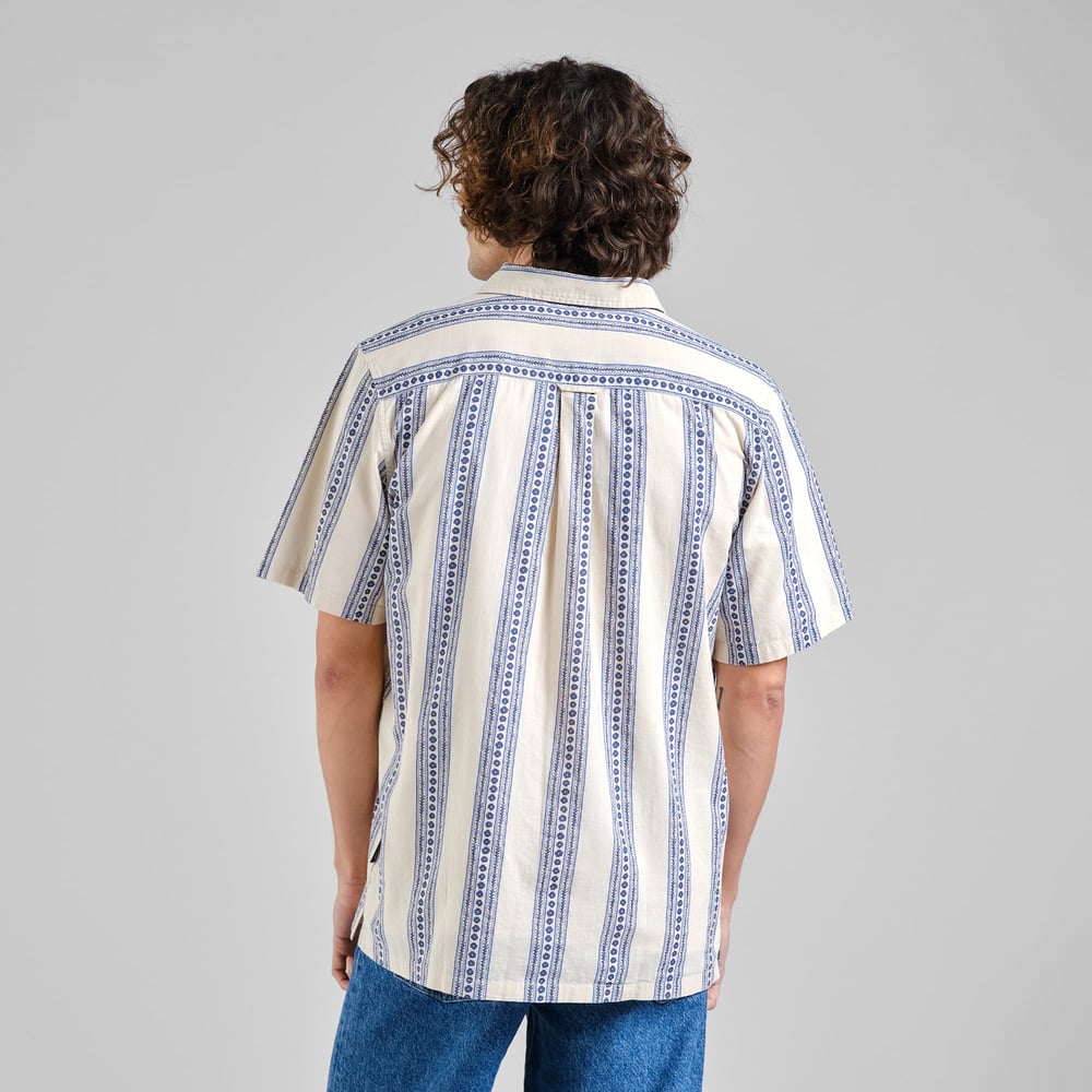 Shirt Brantevik Floral Stripe Blue