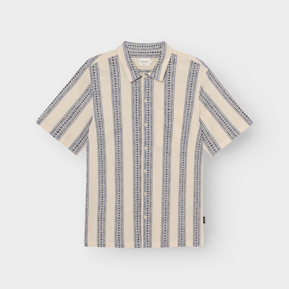 Shirt Brantevik Floral Stripe Blue