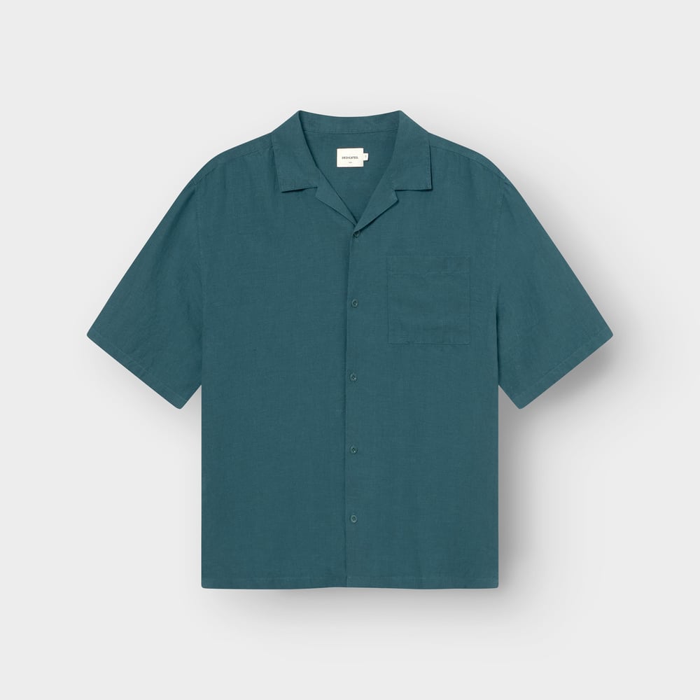Shirt Marstrand Linen Mediterranea Green