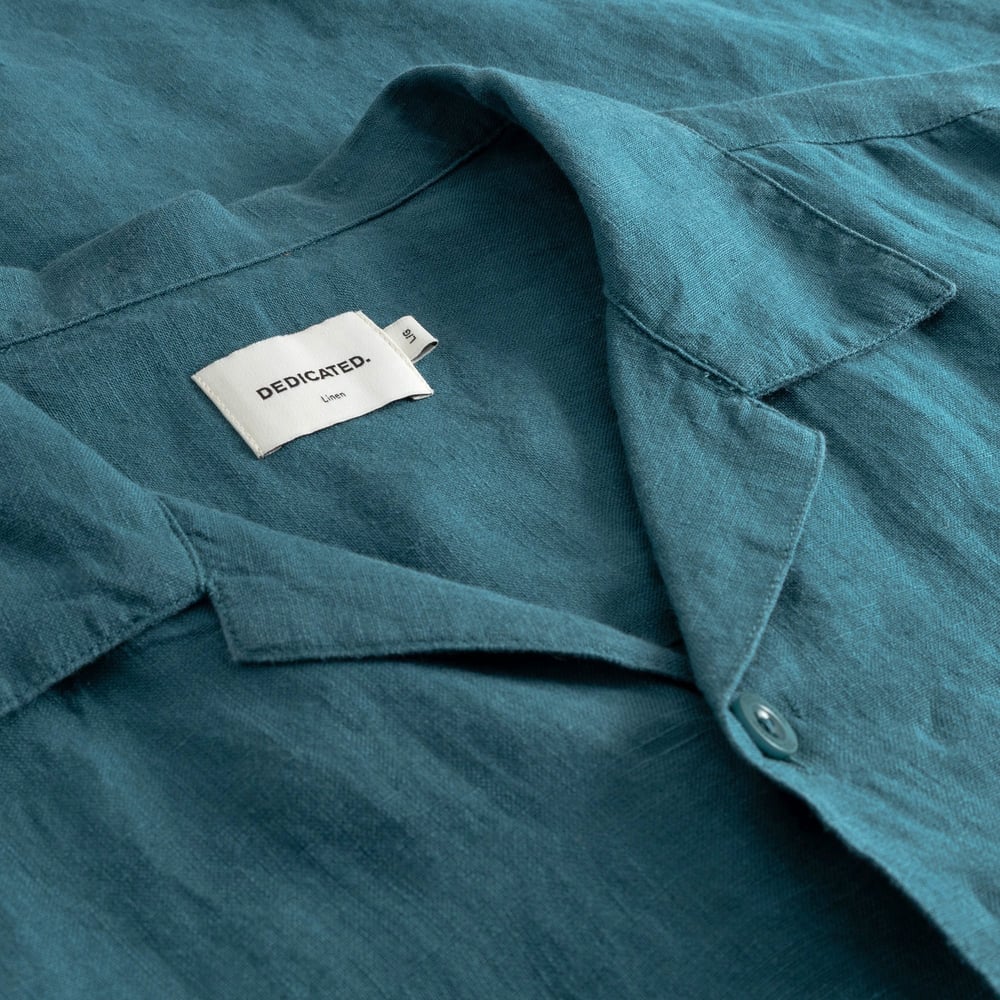 Shirt Marstrand Linen Mediterranea Green