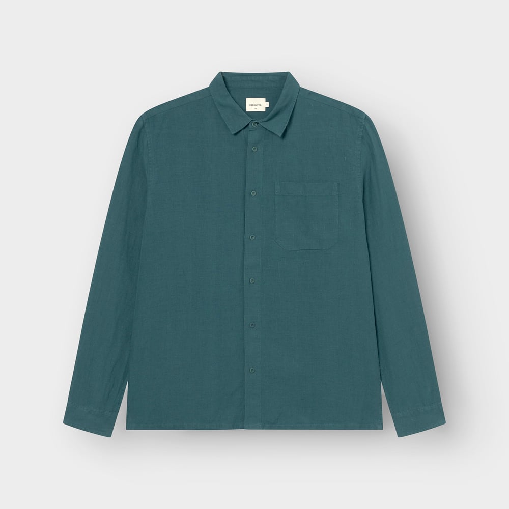 Shirt Rute Linen Mediterranea Green