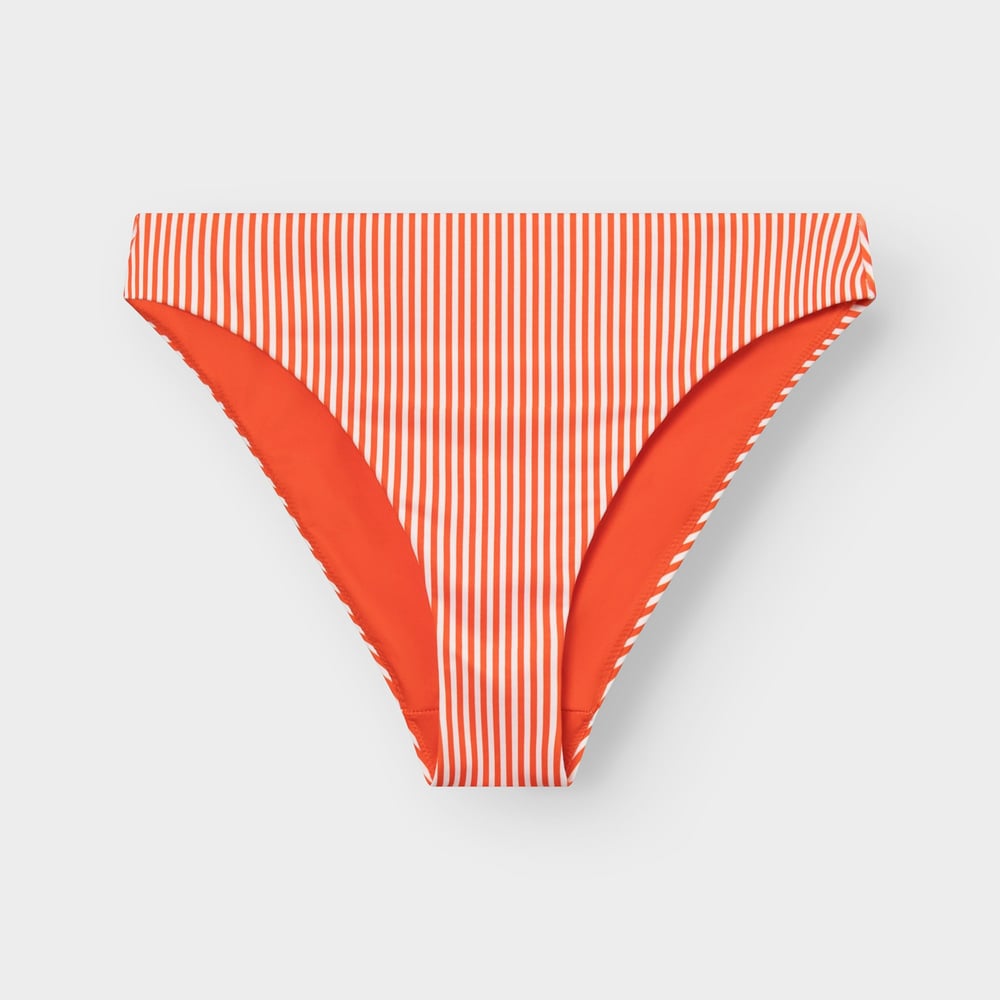Bikini Bottoms Sanda Thin Stripe Grenadine Red