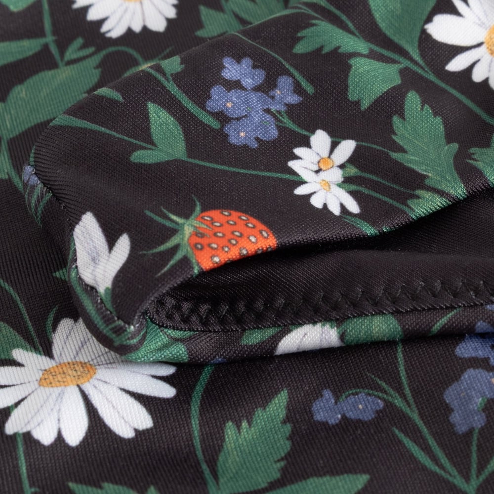 Bikini Bottoms Sanda Strawberry Field Black