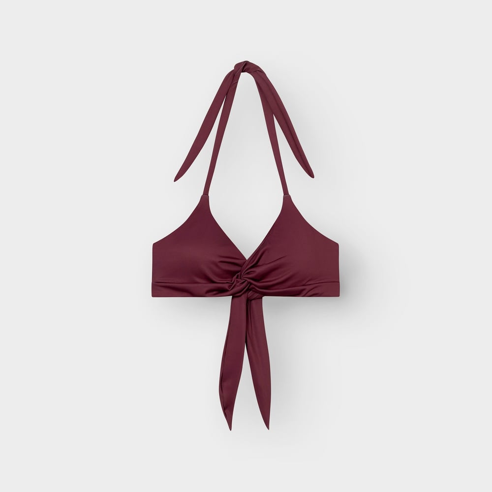Bikini Top Gullholma Burgundy