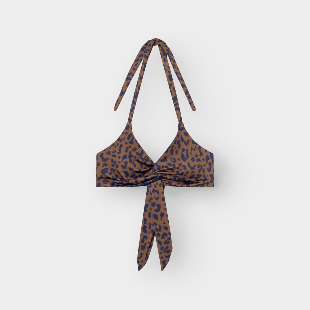 Bikini Top Gullholma Leopard Light Brown